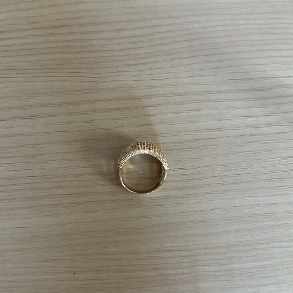 Express Gold Rhinestone Ring 8 - Picture 8 of 9